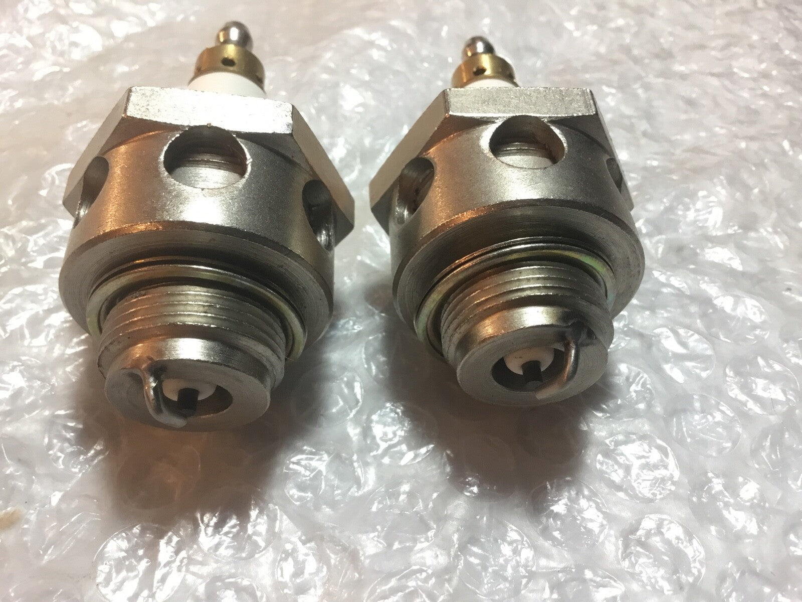 Harley JD Large Base Air Cooled Spark Plugs 7/8" 1913-1926 F-Head OEM# 36-11