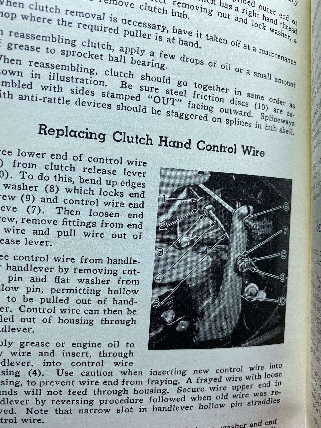 Harley Rider's Handbook Owner's Manual WW-II WLC 45" Model