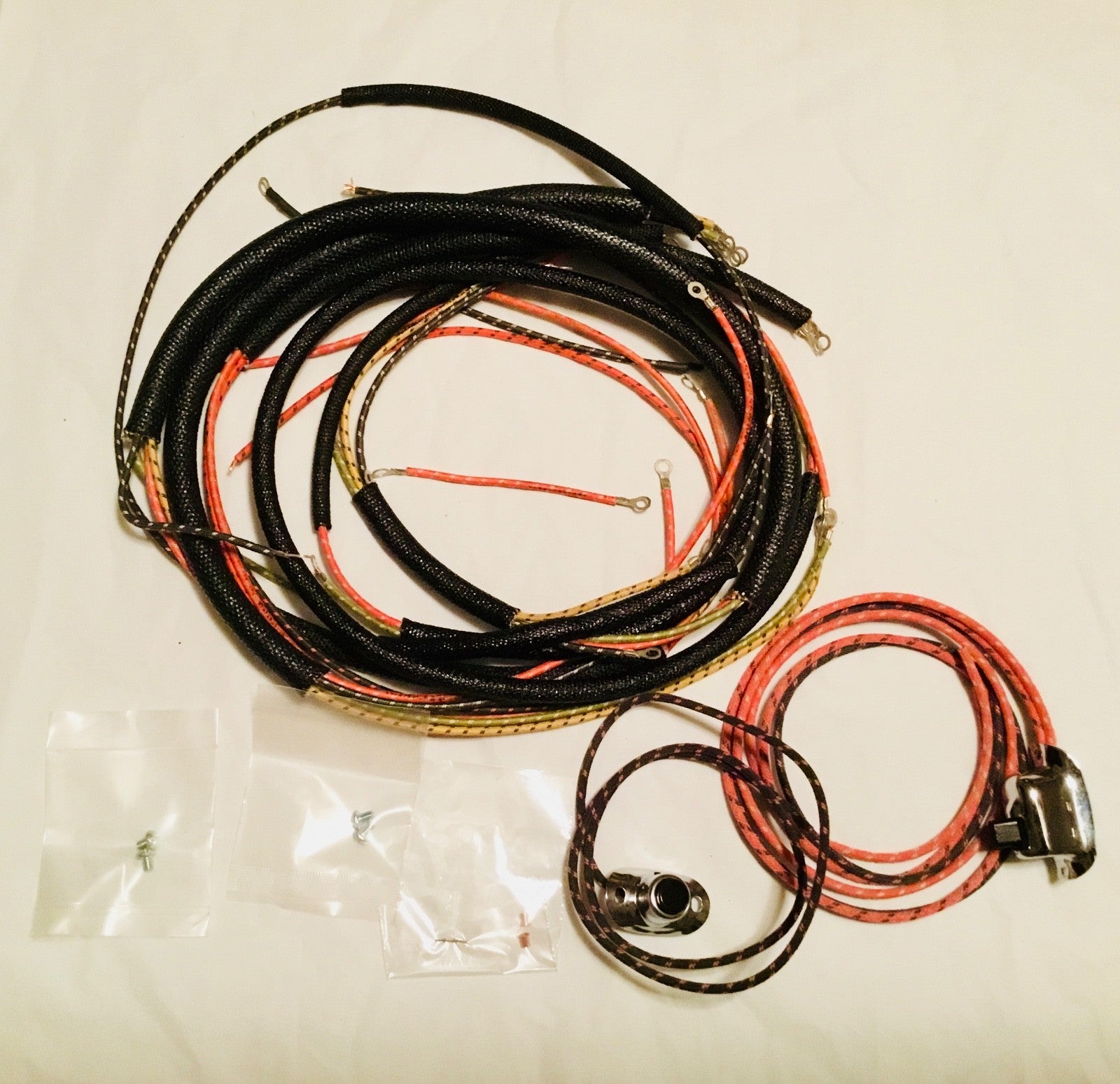 Harley 70322-53 Complete Hummer 1948-59 Wiring Harness W/ Wired Switches USA