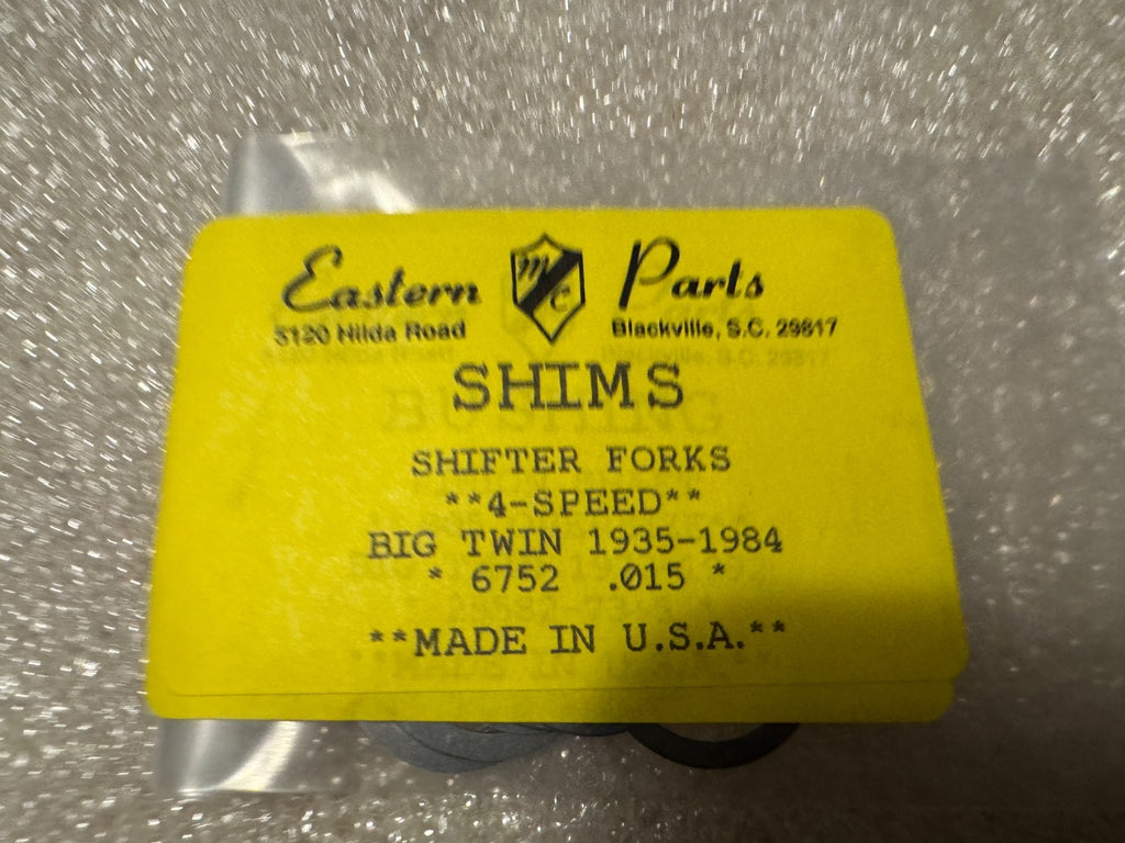 Harley 6752 2253-33A Shift Fork Shims .014 Knucklehead Panhead WL  10 Pack USA1