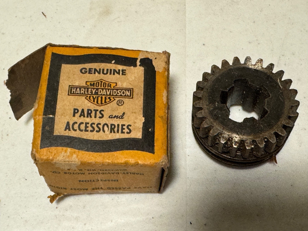 Harley NOS OEM 35056-47A Mainshaft Sliding Gear 1948-54 S St Hummer1