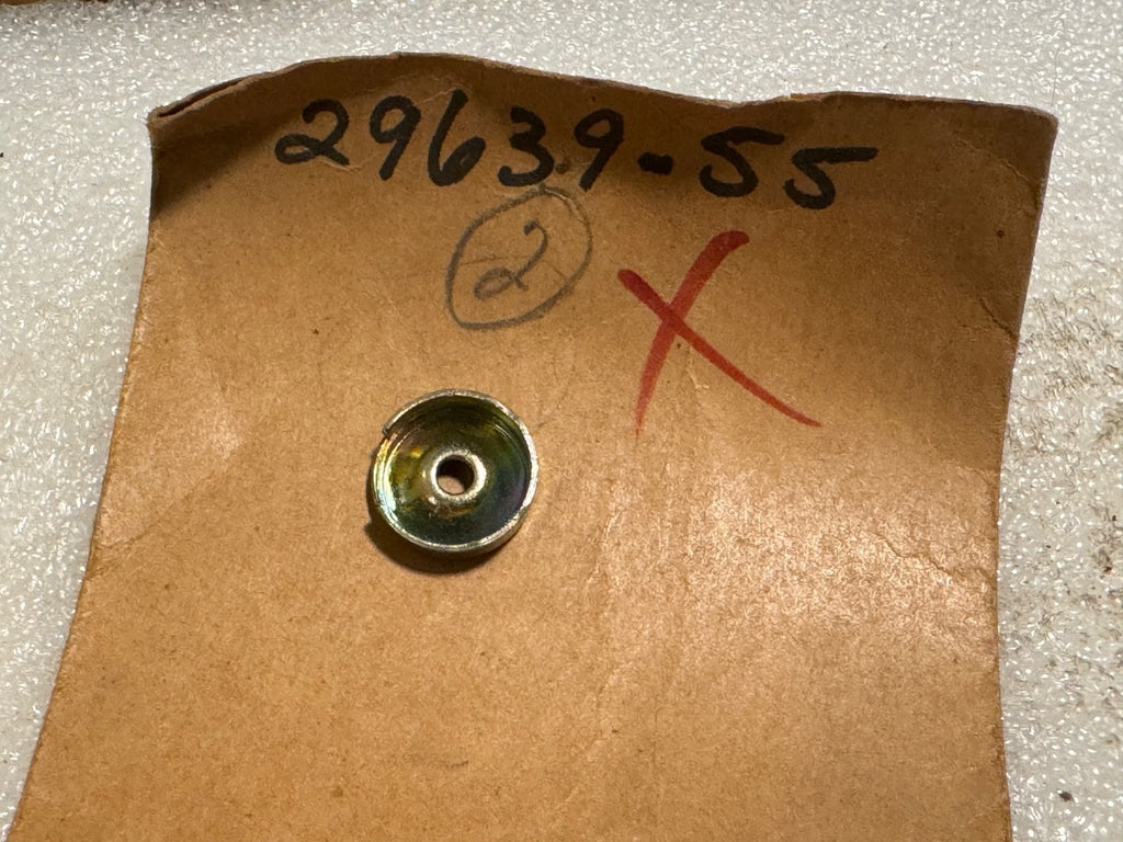 Harley NOS OEM 29639-55 Magneto Vent Hole Cover Morris Hunt Sportster KR '55-69