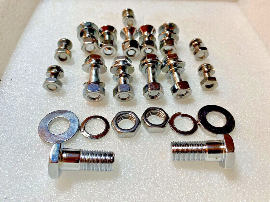 Harley Chrome Knucklehead Panhead Rear Fender Mount Hardware Kit 1936-57 USA