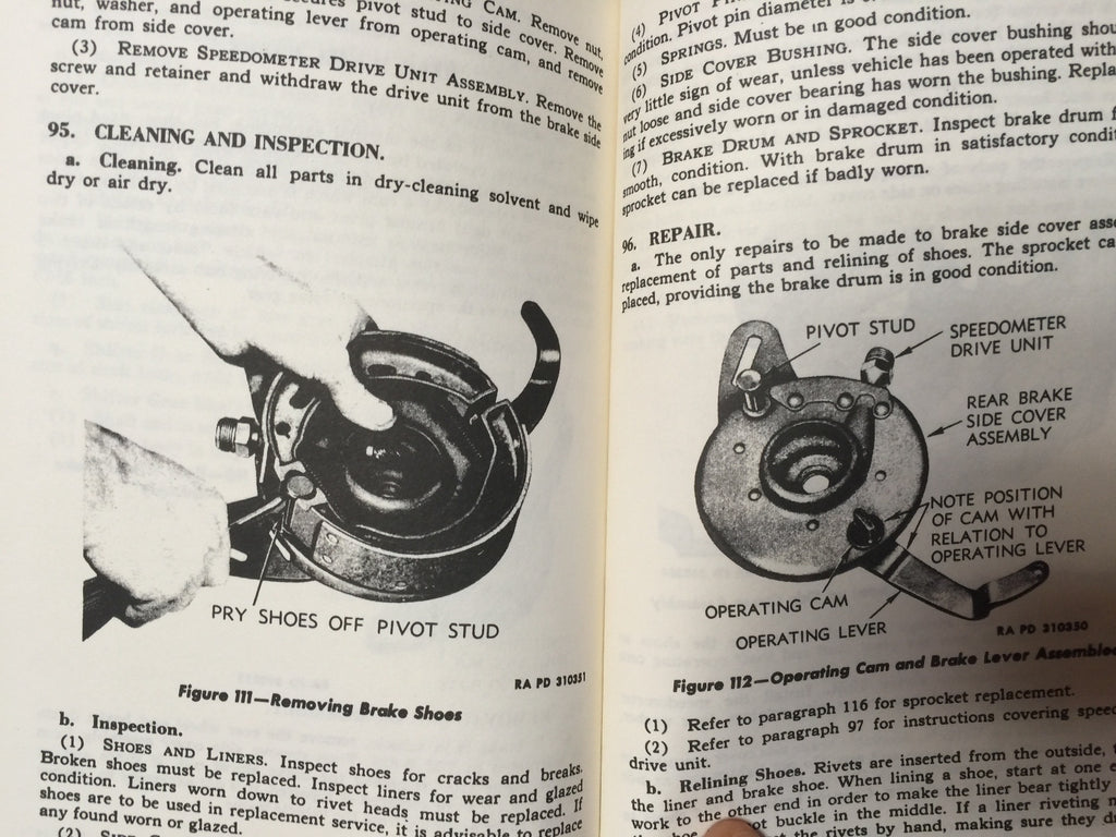 Harley 45” Solo WL WLA Service Engine Overhaul Manual 1929-52 