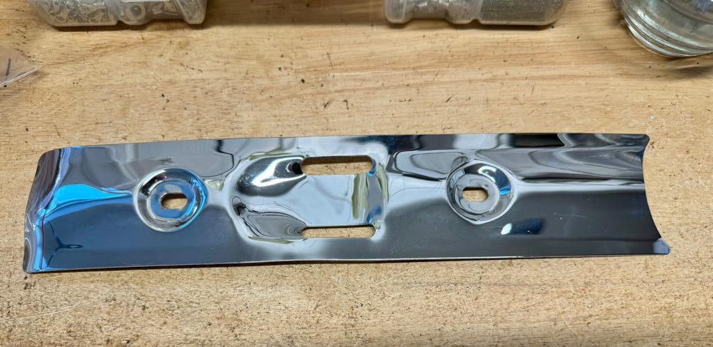 Harley 3502-37B WLA WLC Servicar Tank Filler Strip Chrome WL  Servicar 1937-46