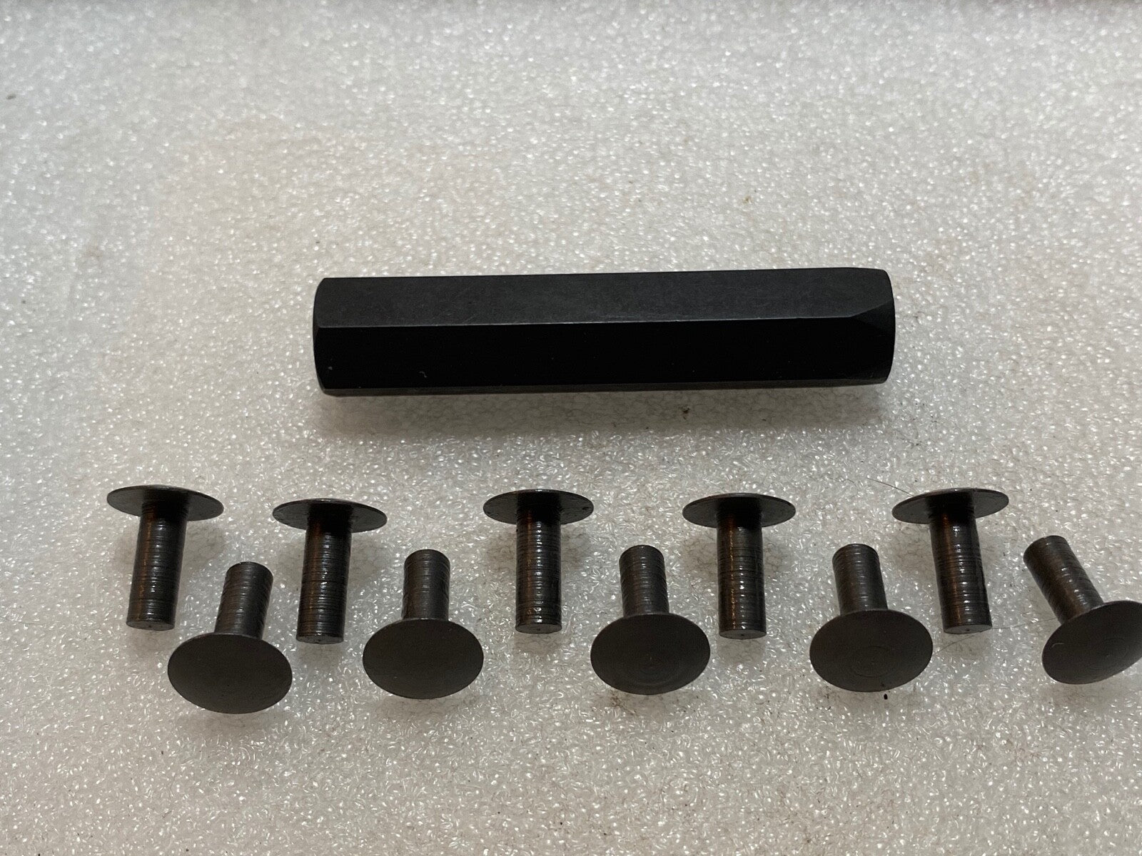 Harley 3/16 x 1/2" Fender Rivets & Tool Single Knucklehead VL WL Panhead 0315 