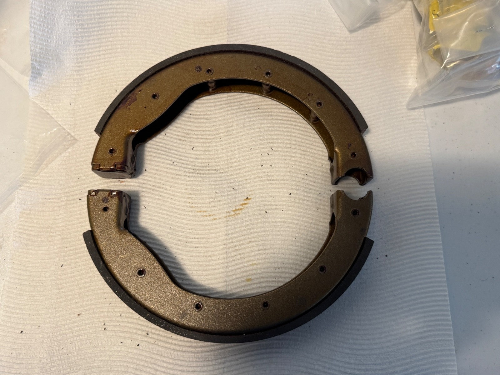 Harley 44401-49B Front Brake Shoes Panhead Shovelhead Servicar 1949-1971
