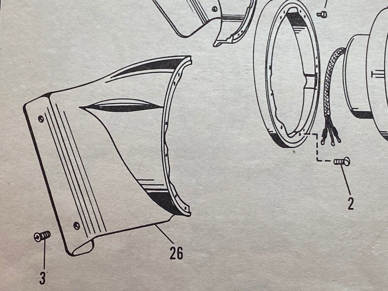 Harley Headlamp Cowl Screw Kit 1960-84 Shovelhead Panhead Electra Moose Head