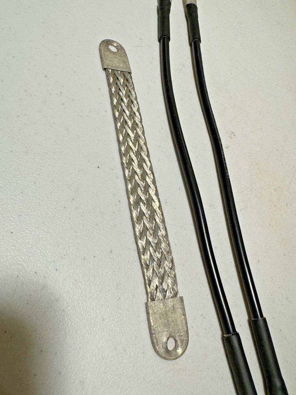 Harley XLH Battery & Starter Cable Set 1967-78 70069-65B; 70235-67