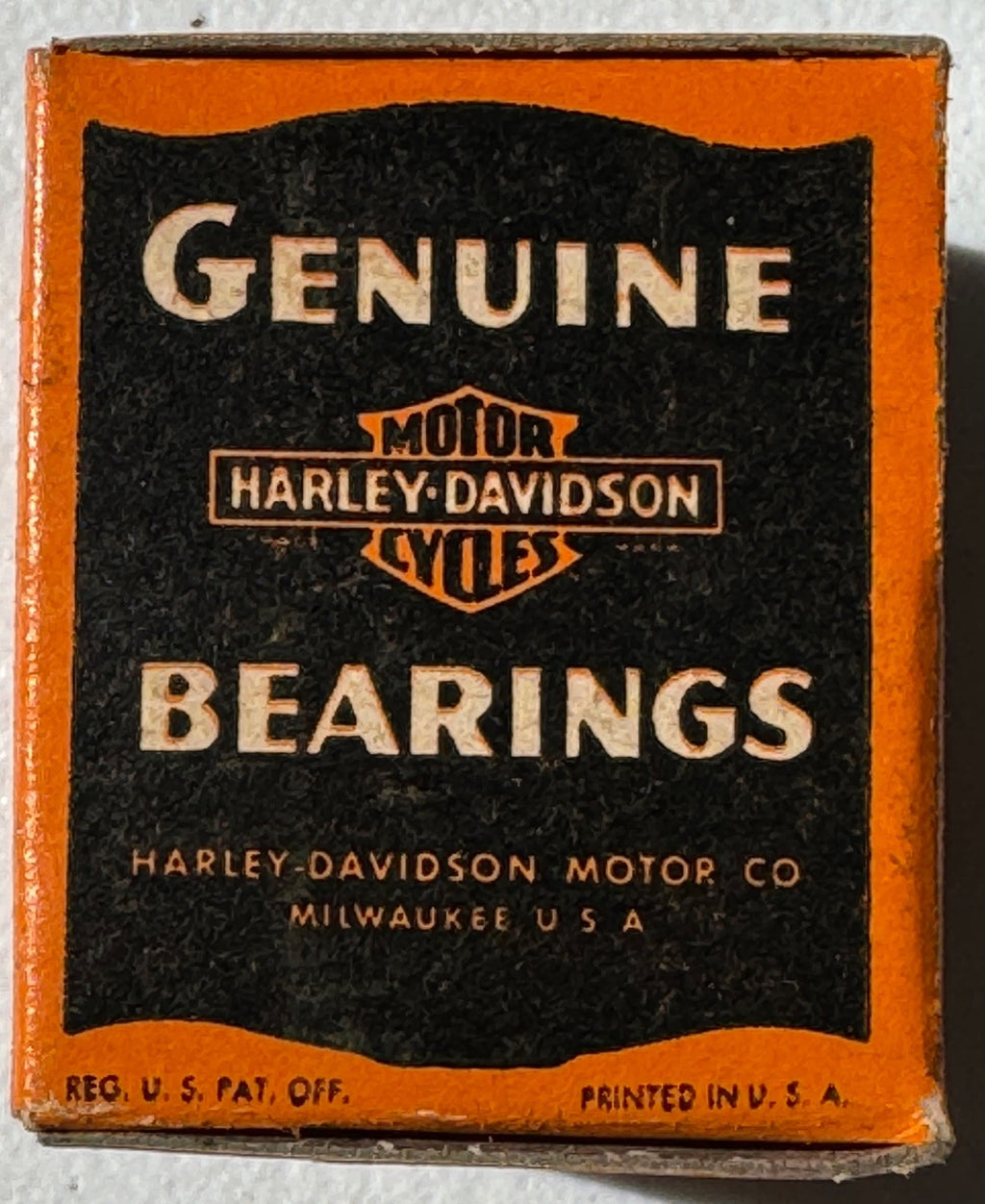 Harley NOS 414-37H, 24673-37 WL WLA WLC Servicar RH Crank Bearing .0006 1937-73