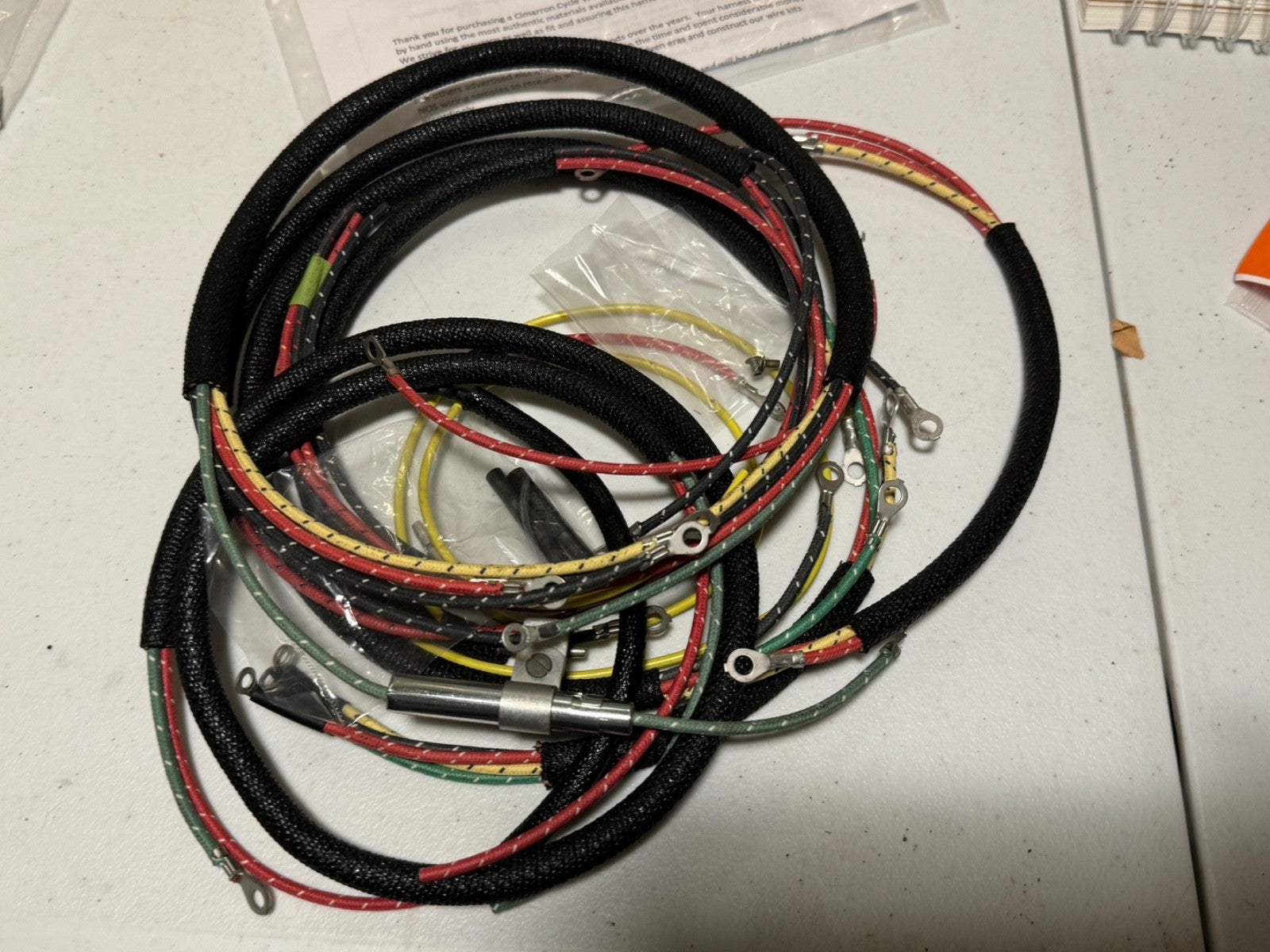 Harley Late 58-59 ST Wiring Harness Kit w/ Fuse Electric Models