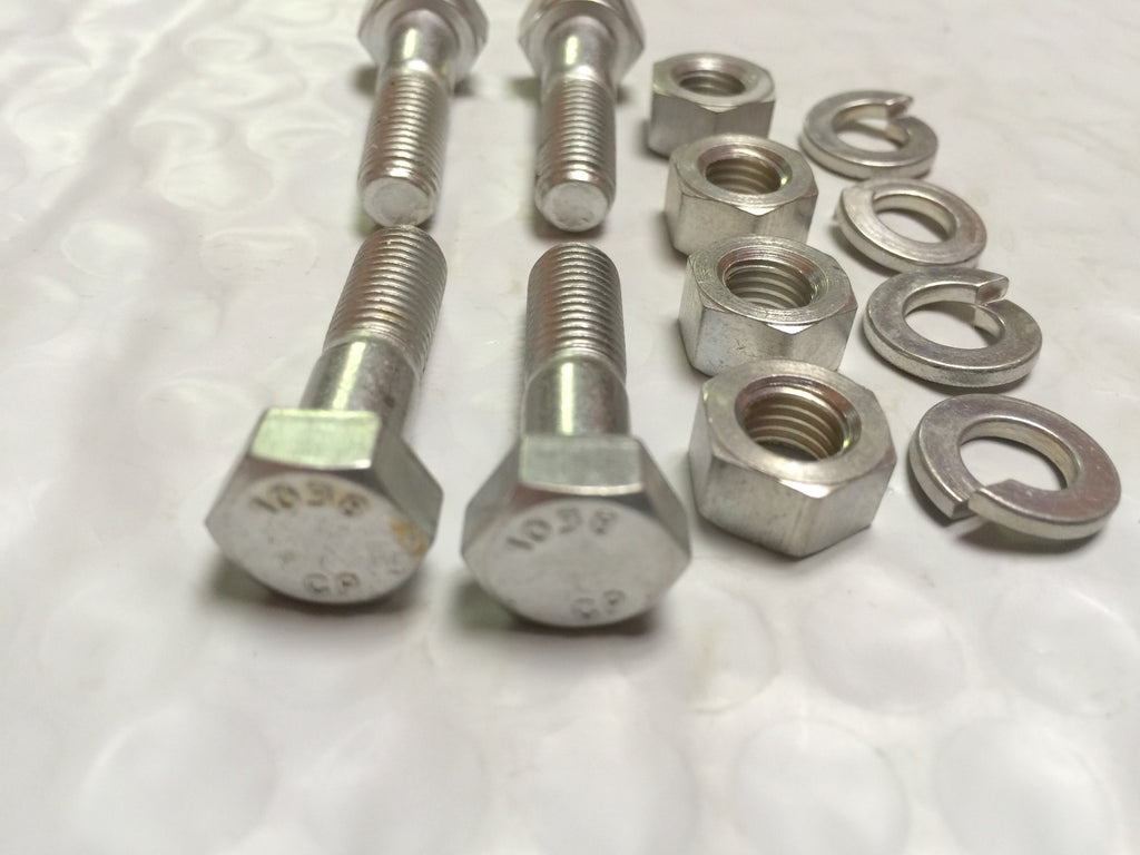 Harley CP-1038 5/16”-24 x 1 1/8” Bolts w/ Nuts & Lock Washers x 4 OEM 4012 Cad