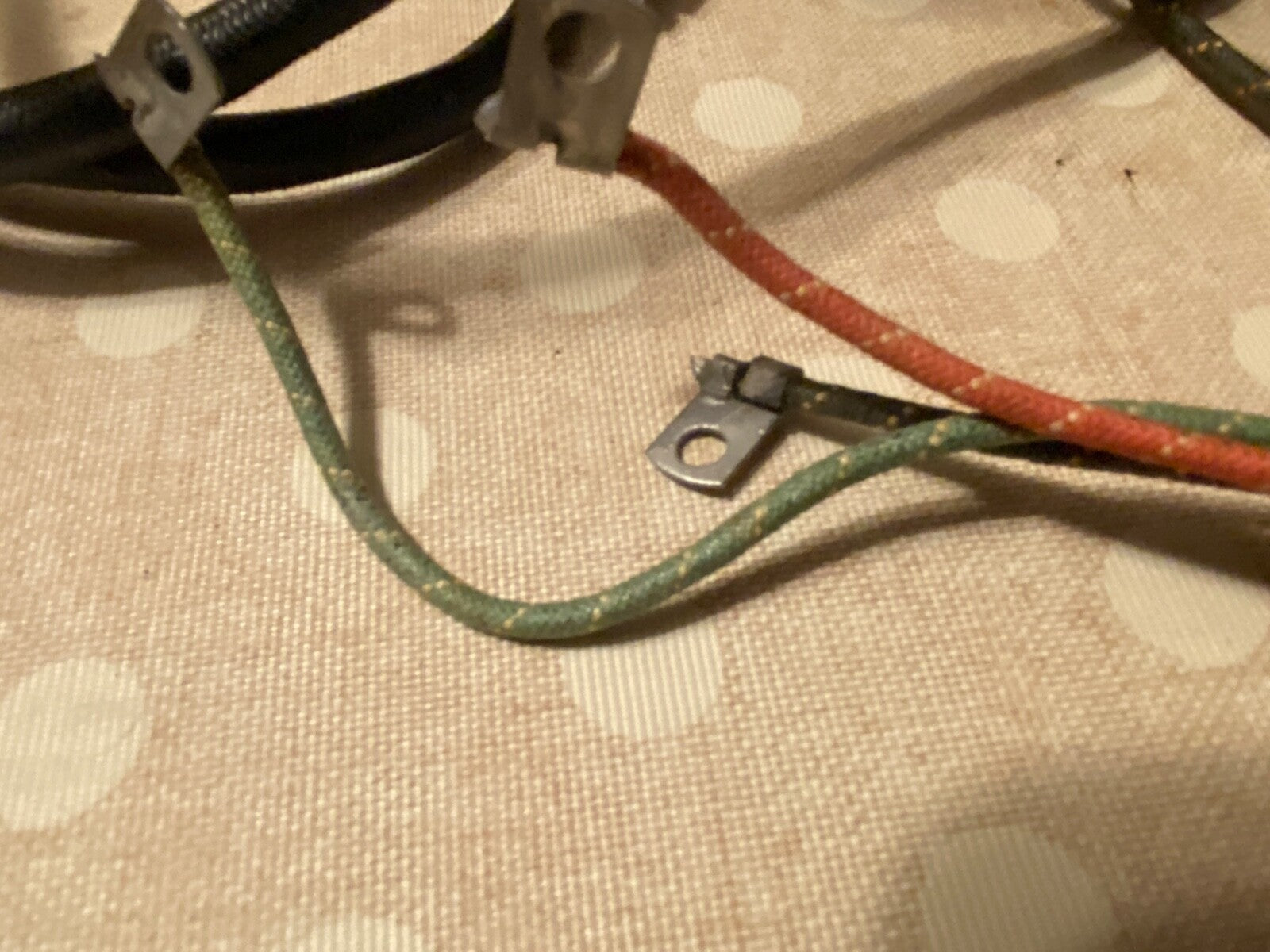 Harley 1946 Knucklehead Premium Wiring Harness Kit Correct Terminals Cotton Loom