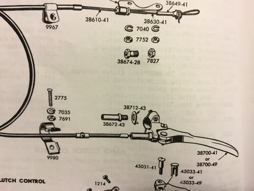 Harley 2568-43 WLC Hand Clutch Lever Clamp Bushing Lockwasher WWII