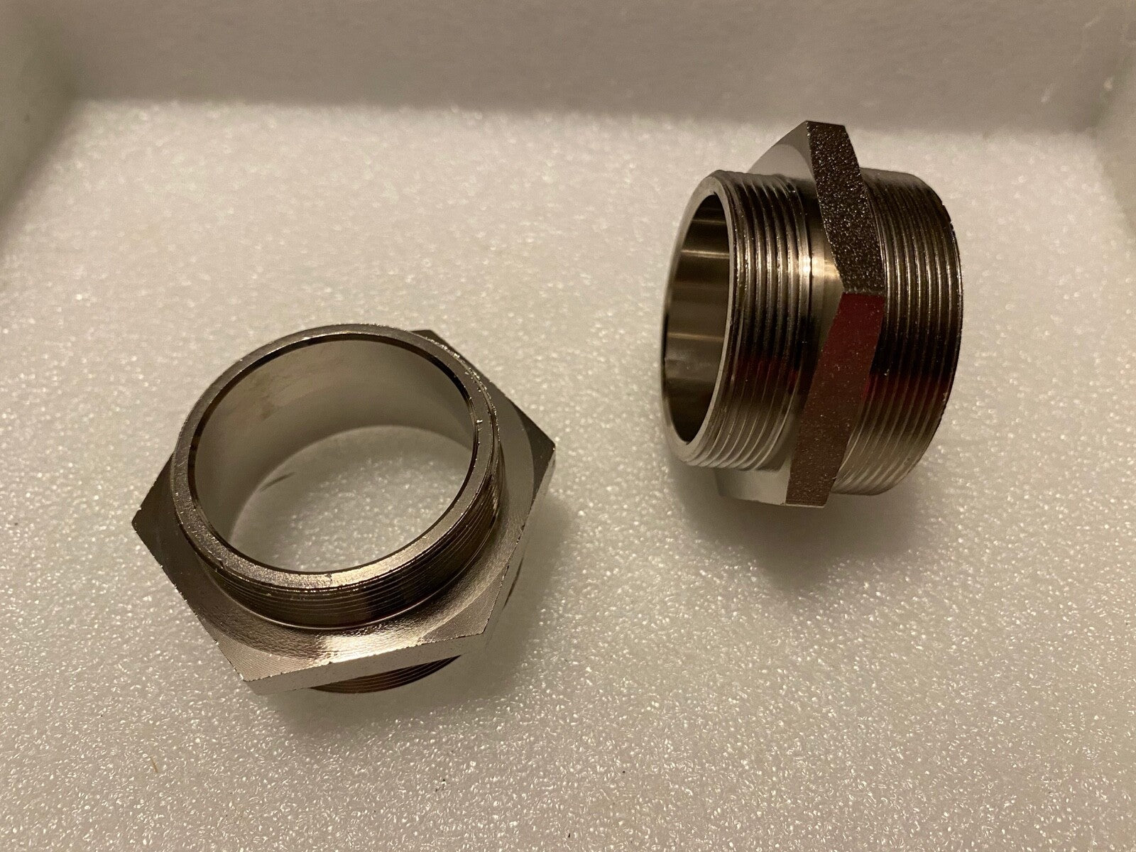 Harley  J JD 61" Manifold Inlet Intake Nipples Nickel 1917-23 OEM# 1112-17 USA