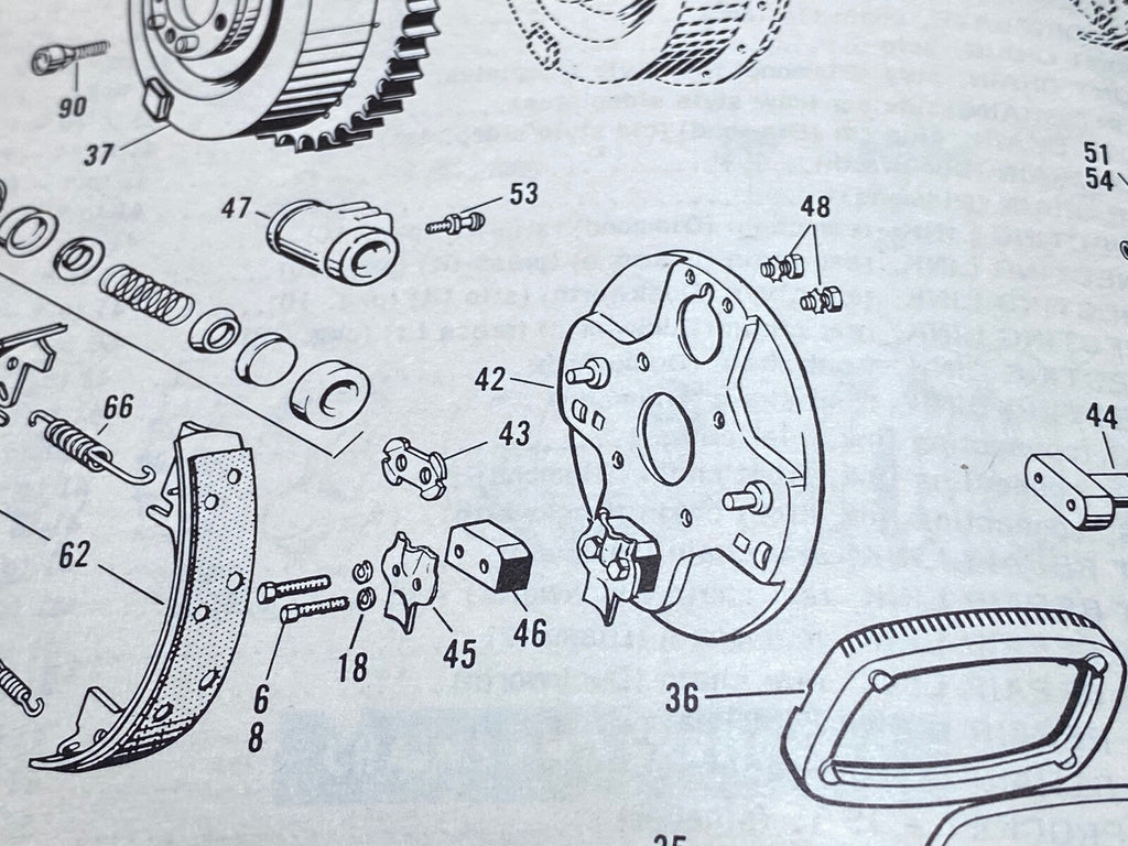 Harley LE CLE Side Car Sidecar Wheel Cylinder Mount Kit 1958-84 # 41742-58 USA