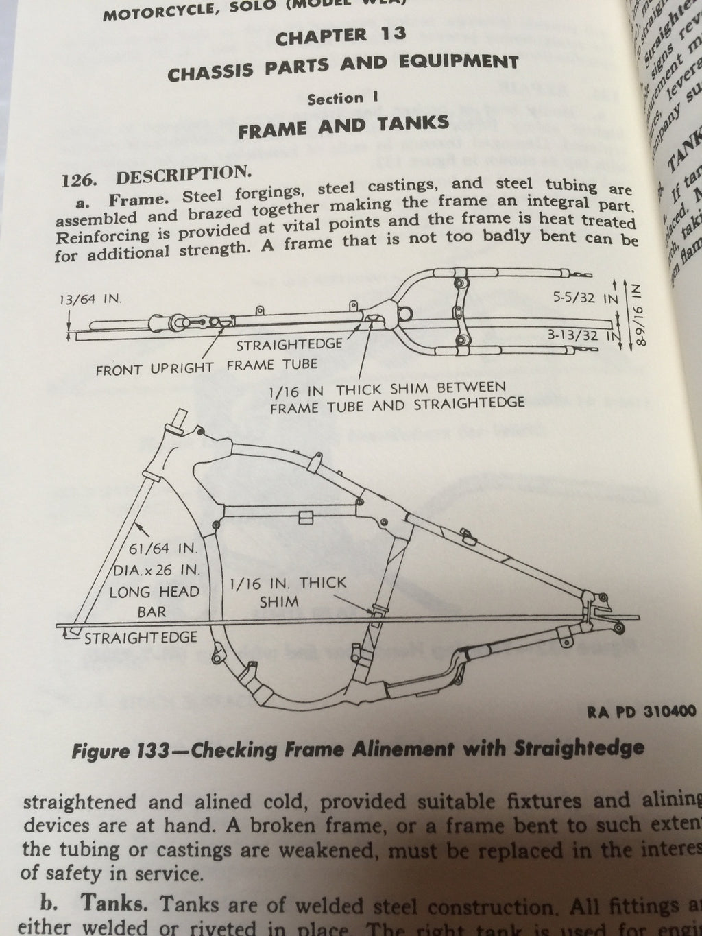 Harley 45” Solo WL WLA Service Engine Overhaul Manual 1929-52 