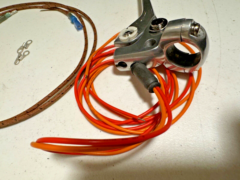 Harley Panhead Shovelhead Front Brake Lever & Switch Kit 1948-1972 For 1" Bars