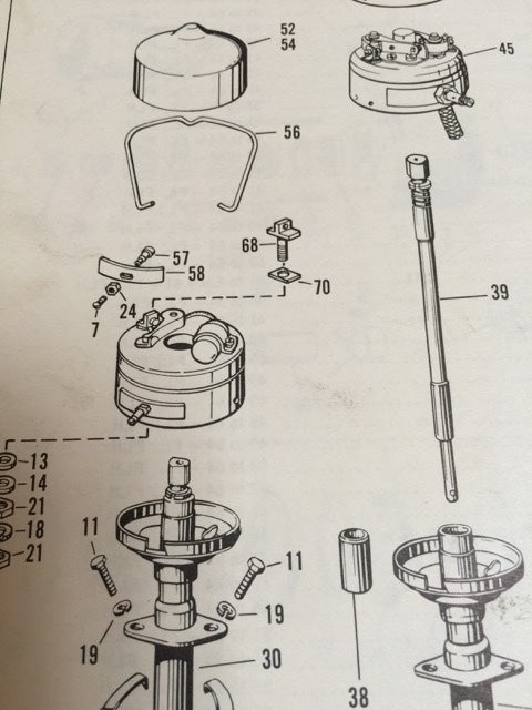 Harley Timer To Coil Wire Kit Panhead WL K XL XLCH Sportster 32689-30 49-64