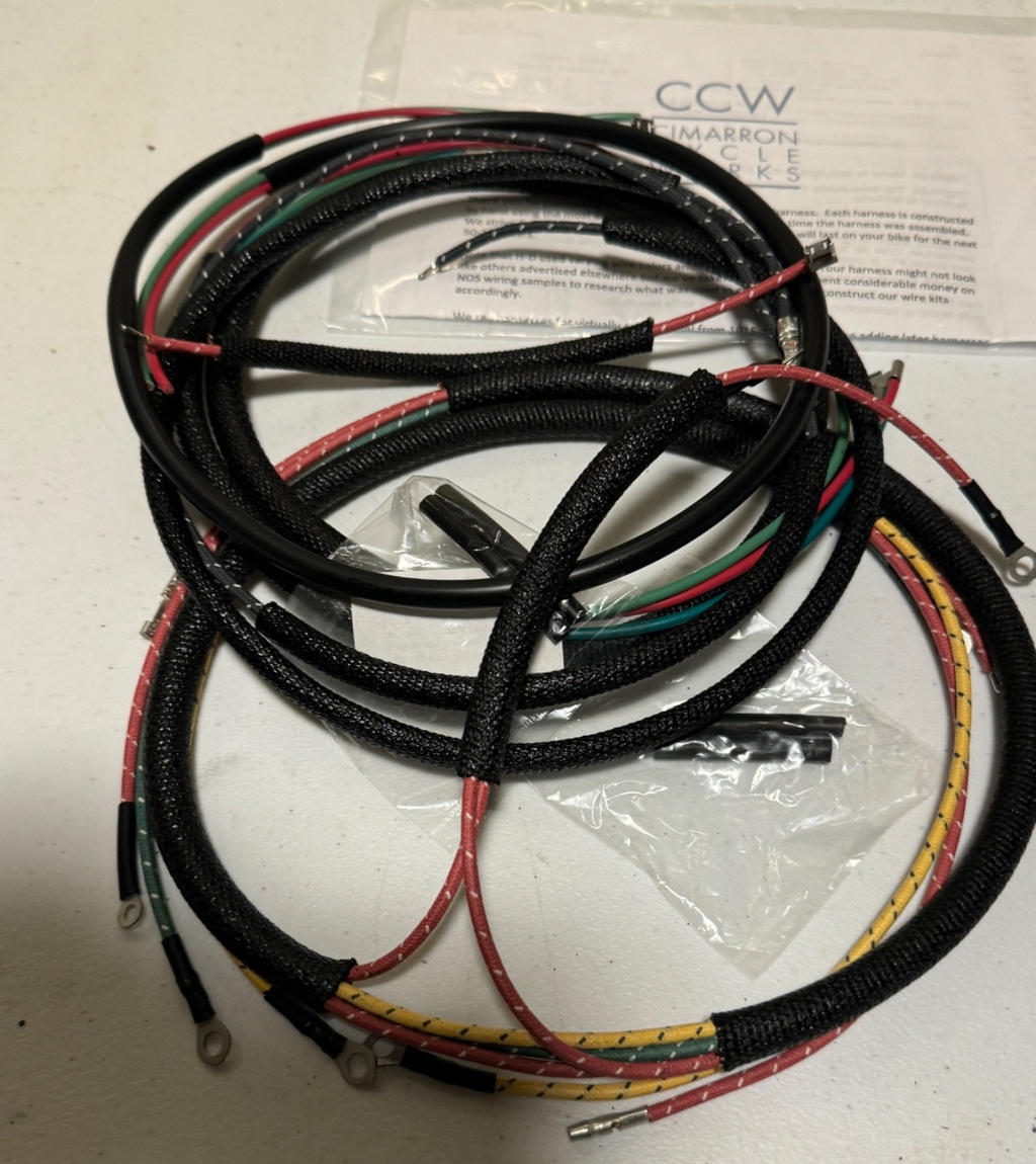 Harley 70322-66 Complete Wiring Harness Kit 1966 Bobcat