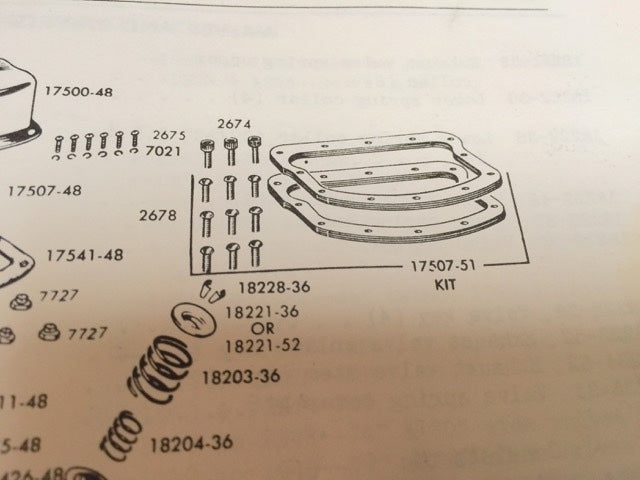 Harley Panhead Valve Cover Screws Kit 1951-1954 EL FL OEM 2674 2678 7021