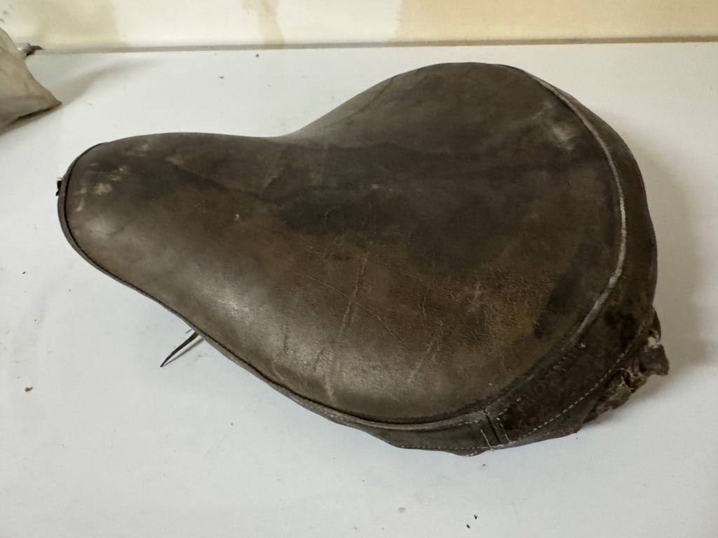 Harley Triumph Bates Seat Chopper Bobber WR Racer Great Patina!1