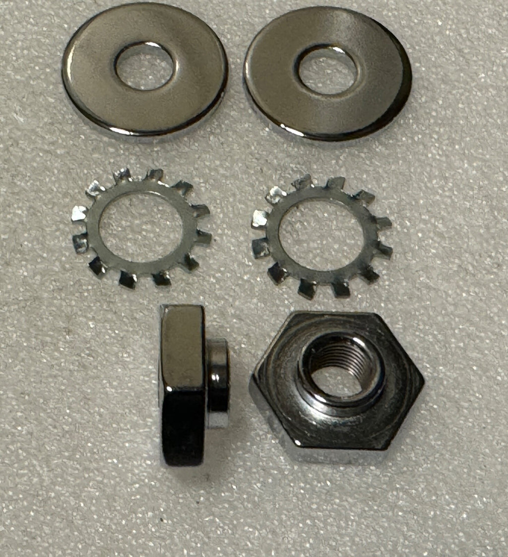 Harley Spotlamp Bar Mount Mounting End Nuts 1946-1957 W/ Front Monroe Shock
