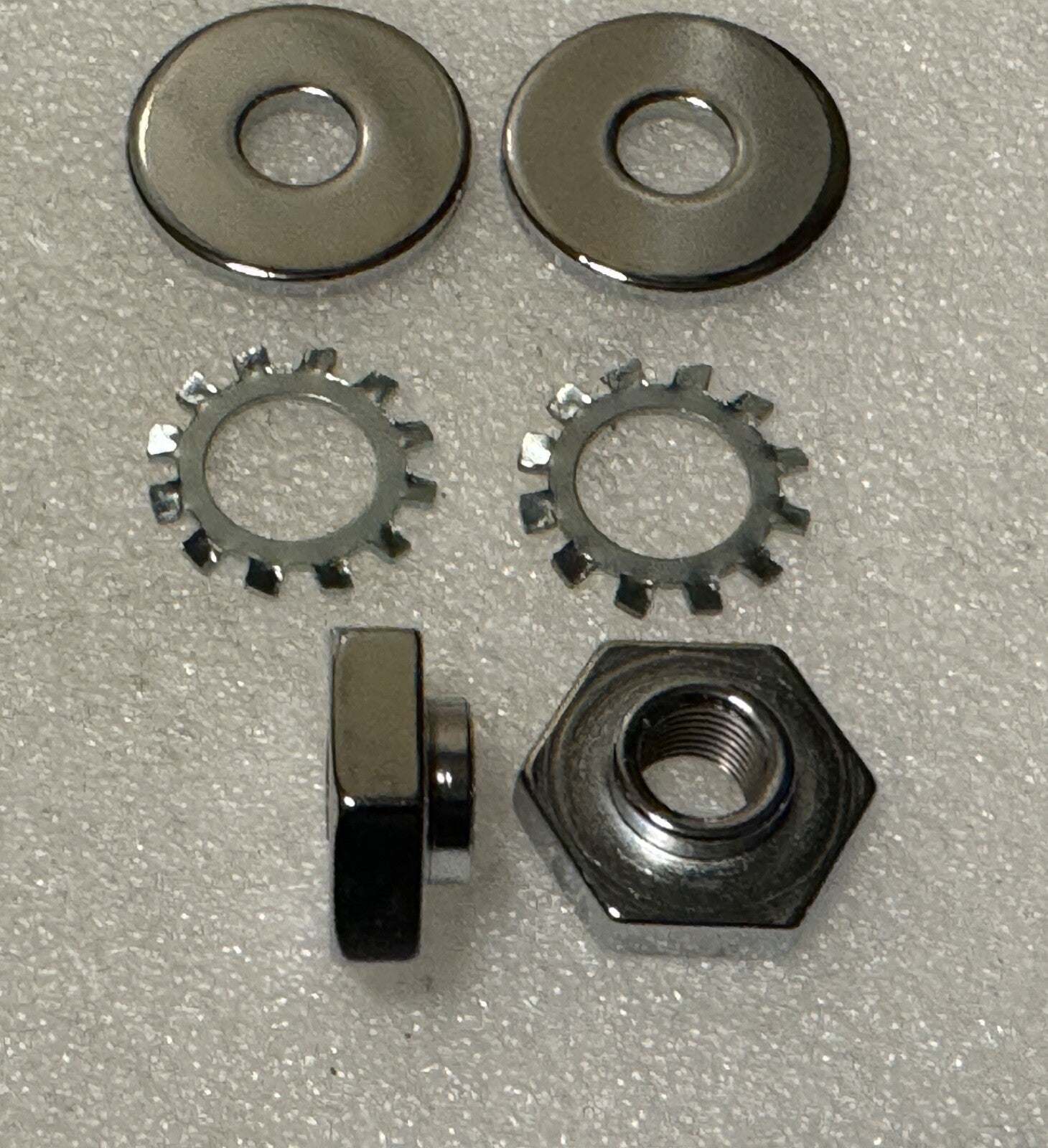 Harley Spotlamp Bar Mount Mounting End Nuts 1946-1957 W/ Front Monroe Shock