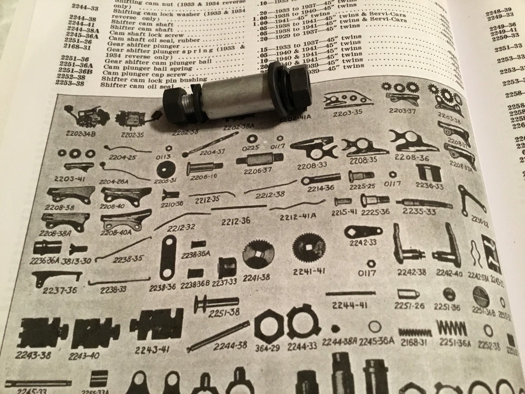 Harley Knucklehead UL WL Shift Lever Stud 1937-38 OEM# 2206-37