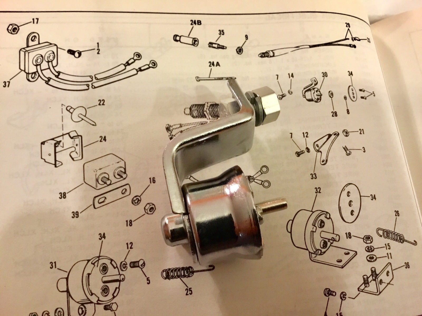 Harley K-Model & Sportster Brake Light Switch # 72004-52 1952-66 XL XLH XLCH