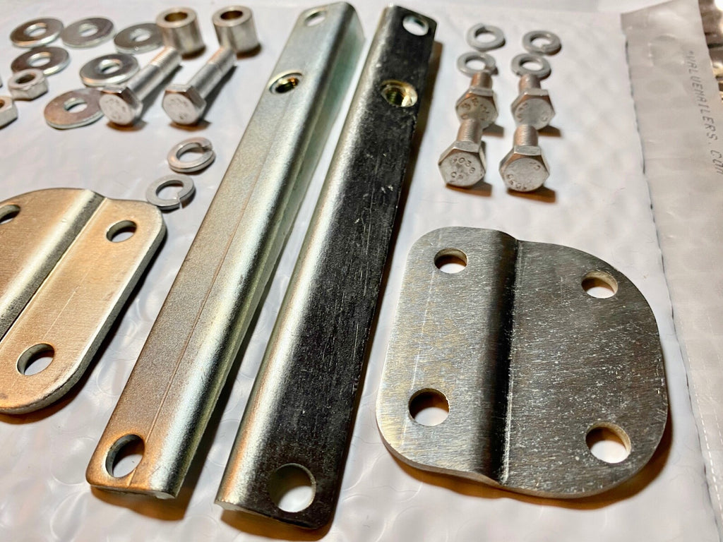 Harley Panhead Shovel Windshield Mounting Brackets W/ CP Hardware 1960-84 USA 