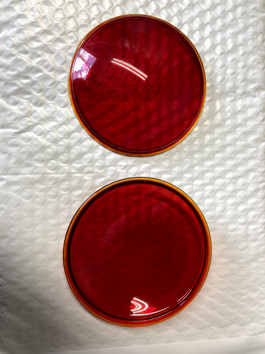 Harley  68662-38 Guide S-H2 Red Spot Lamp Lenses Knucklehead Panhead 1938-61