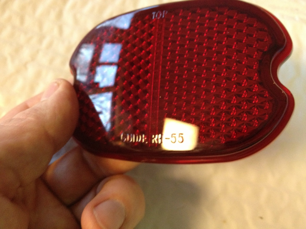 Harley Guide RH-55 Tail Lamp Lens 55-67 Panhead KH Sportster Servicar W/ Gasket