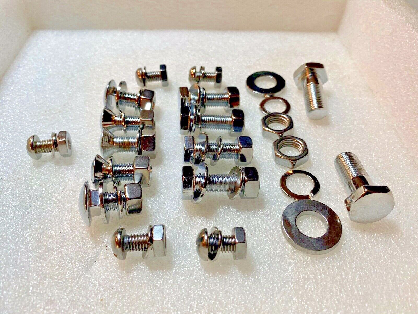 Harley Chrome Knucklehead Panhead Rear Fender Mount Hardware Kit 1936-57 USA