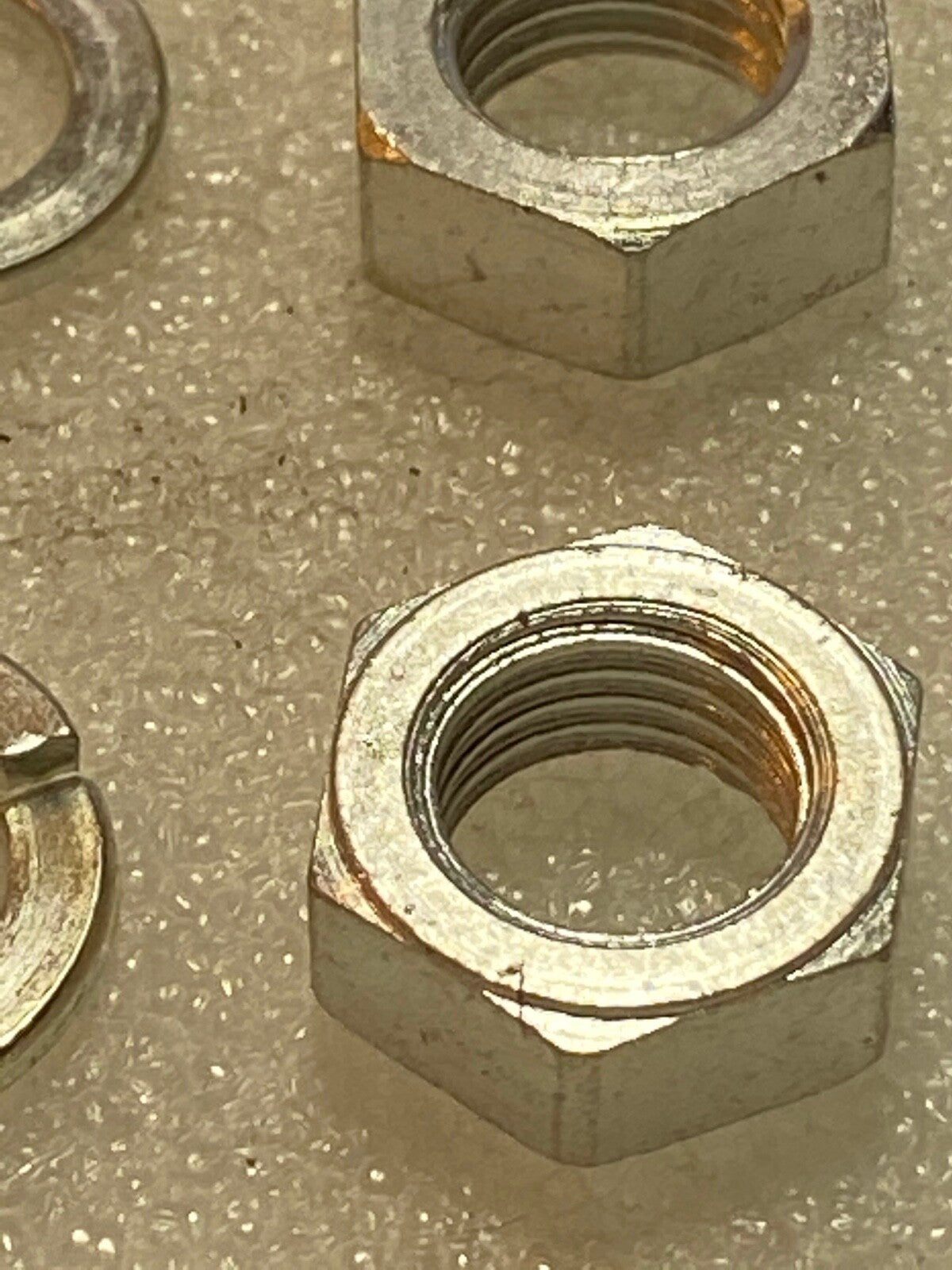 Harley 0136 7831 Knucklehead Rocker Shaft Nuts & Washers 1936-47 Cad USA