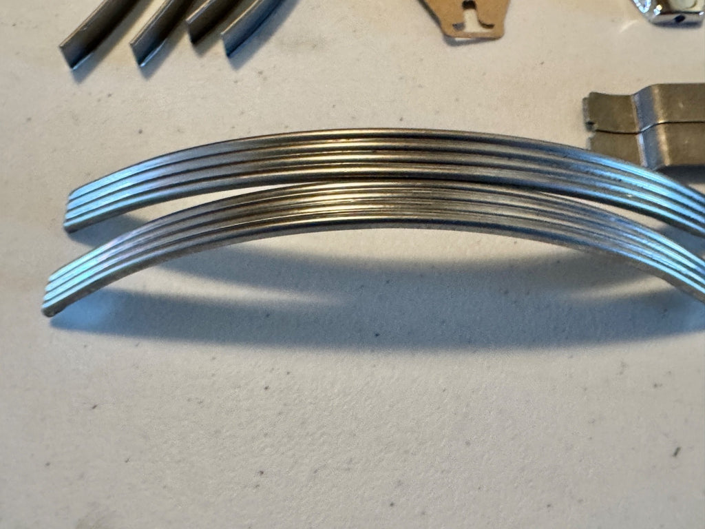 Harley 3507-40 Gas Tank Emblem Kit & Trim Strips Knucklehead WL UL 1940-19467