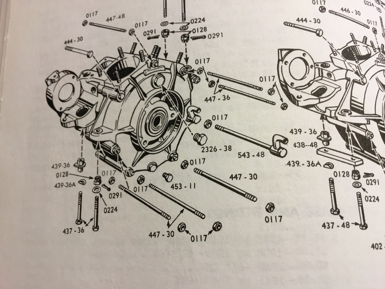 Harley Panhead Crankcase Breather Pipe & Stud 1948-57 OEM# 24912-48