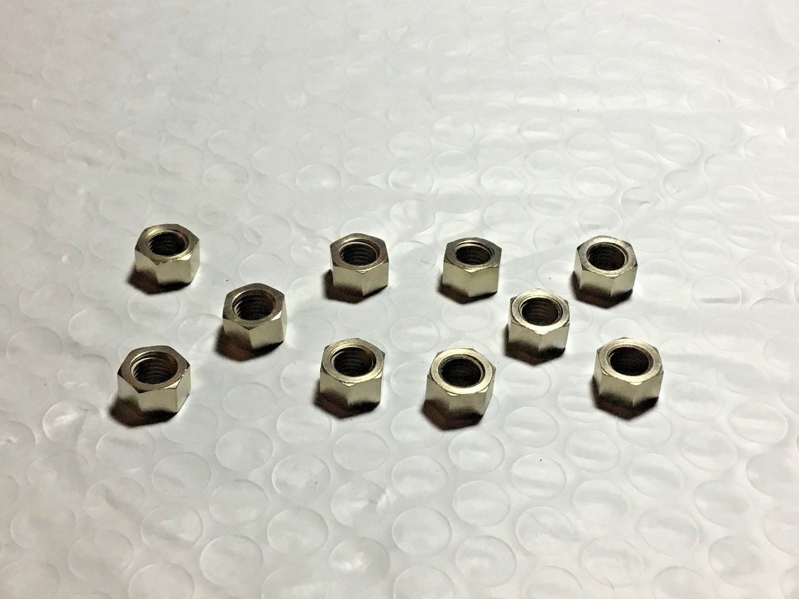 Harley JD VL DL RL 5/16"-24 x 7/16" Hex Nut Nickel OEM# 0112 QTY. 10 USA