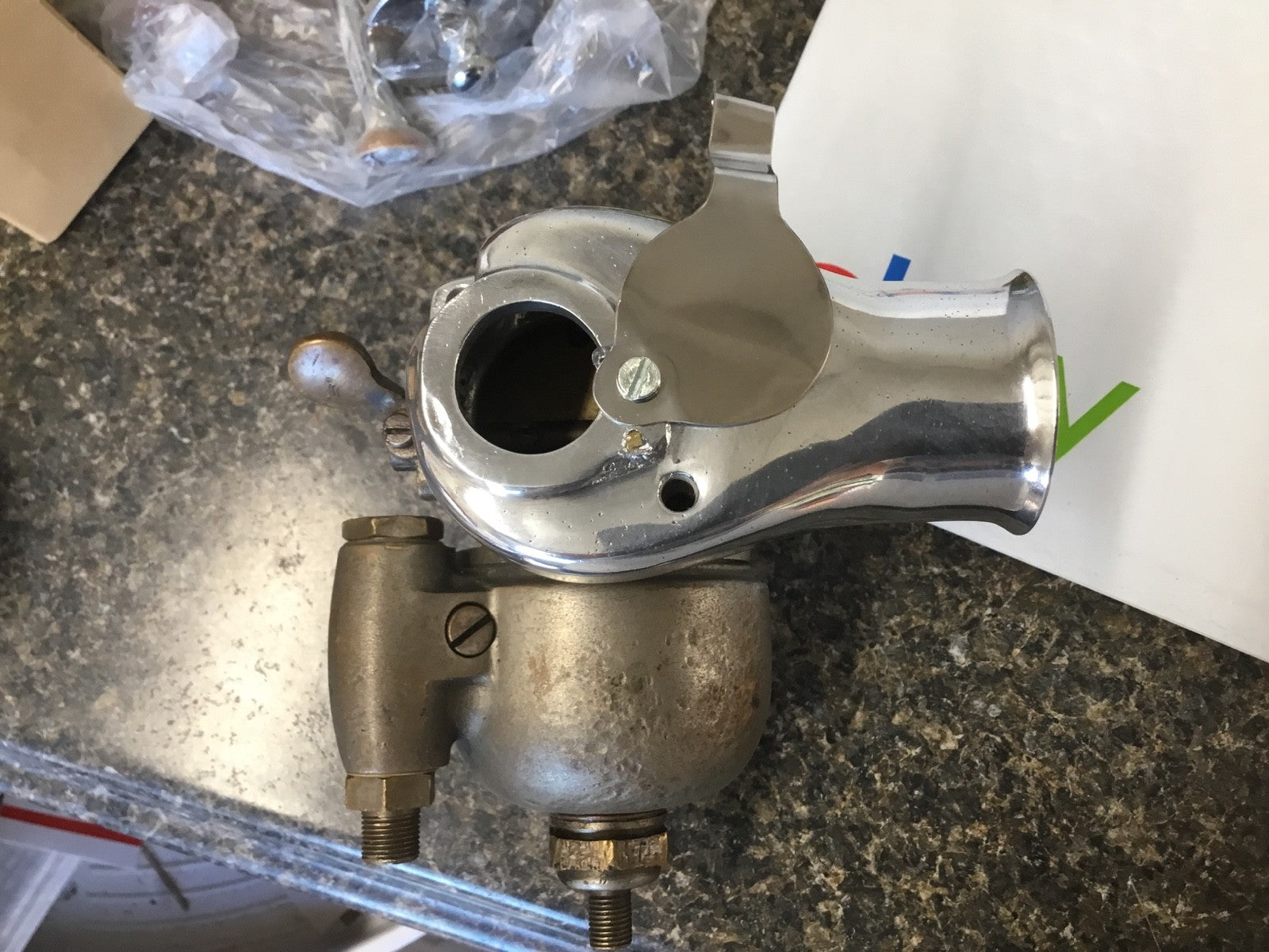 Harley JD DL RL VL Schebler Linkert Carburetor Air Cleaner Kit #1401-28 1406-28 