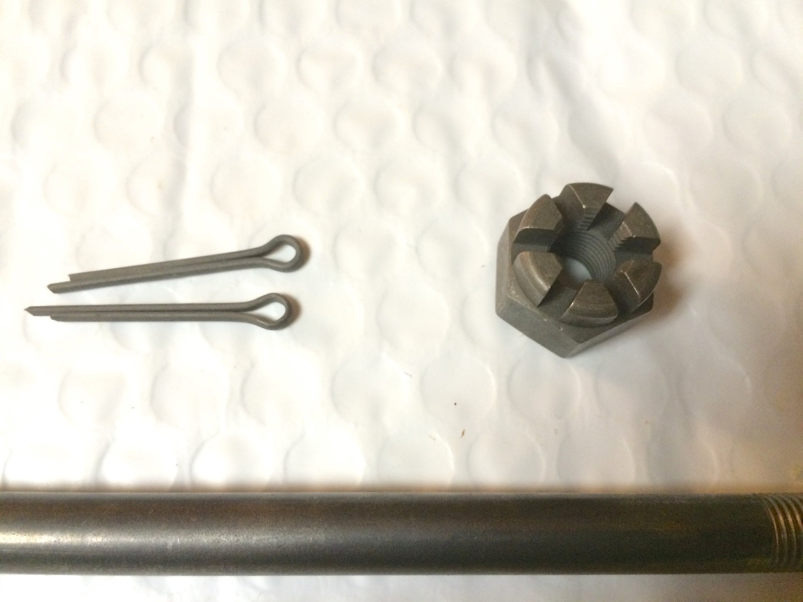 Harley RL DL W WL WLA WLD WLDR Singles Springer Fork Front Axle & Nuts 1930-52 