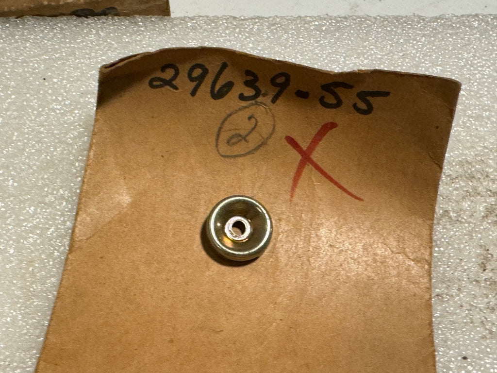 Harley NOS OEM 29639-55 Magneto Vent Hole Cover Morris Hunt Sportster KR '55-69