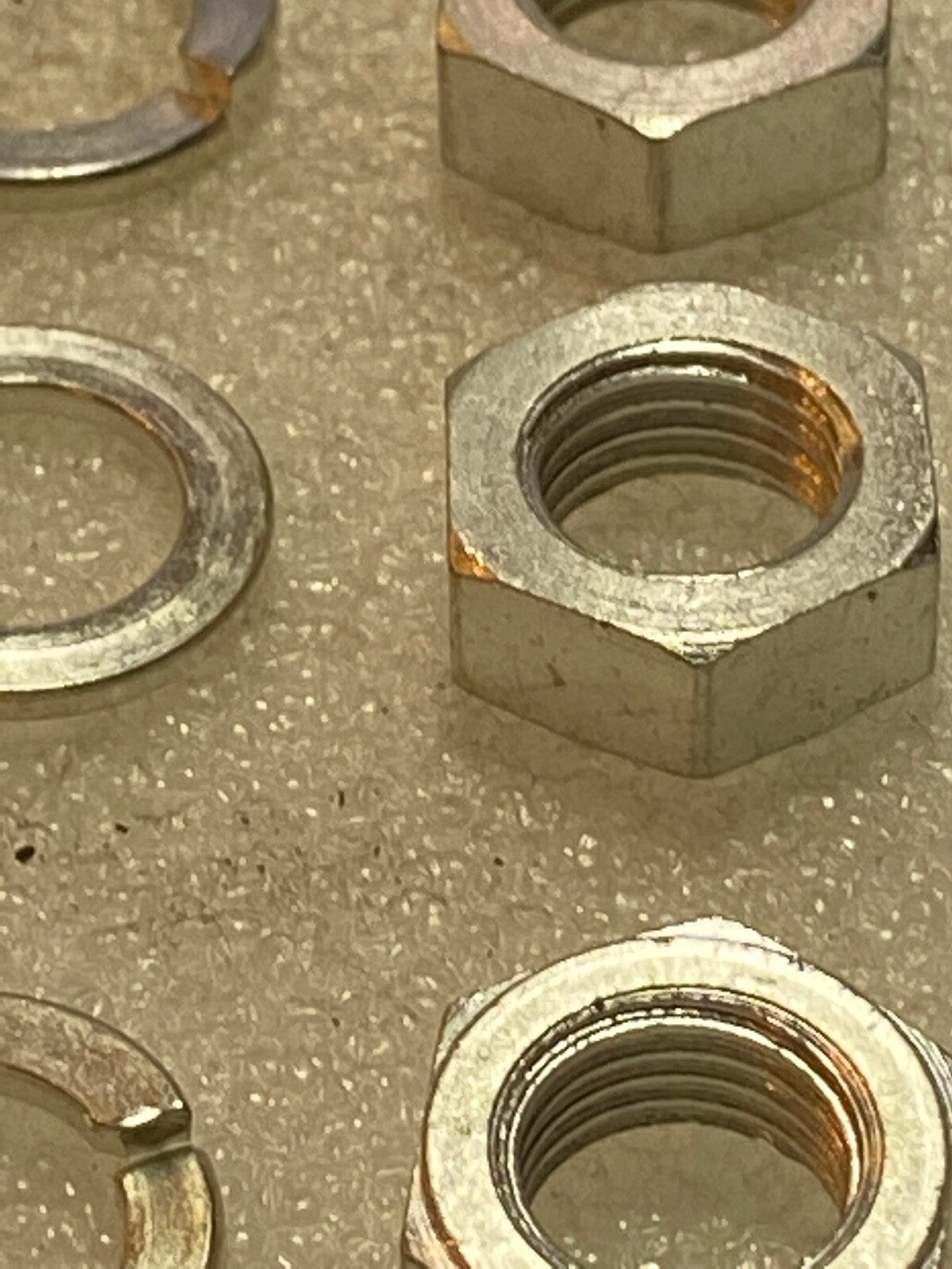 Harley 0136 7831 Knucklehead Rocker Shaft Nuts & Washers 1936-47 Cad USA