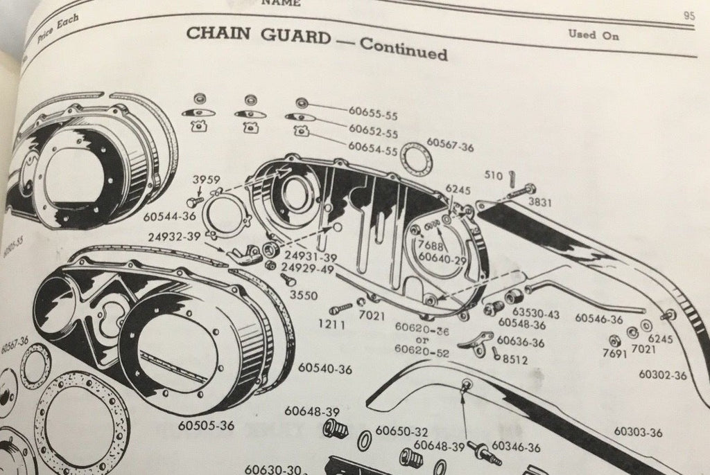Harley Knucklehead Panhead UL Inner Primary Mount Kit 55-64 OEM# 60542-55 