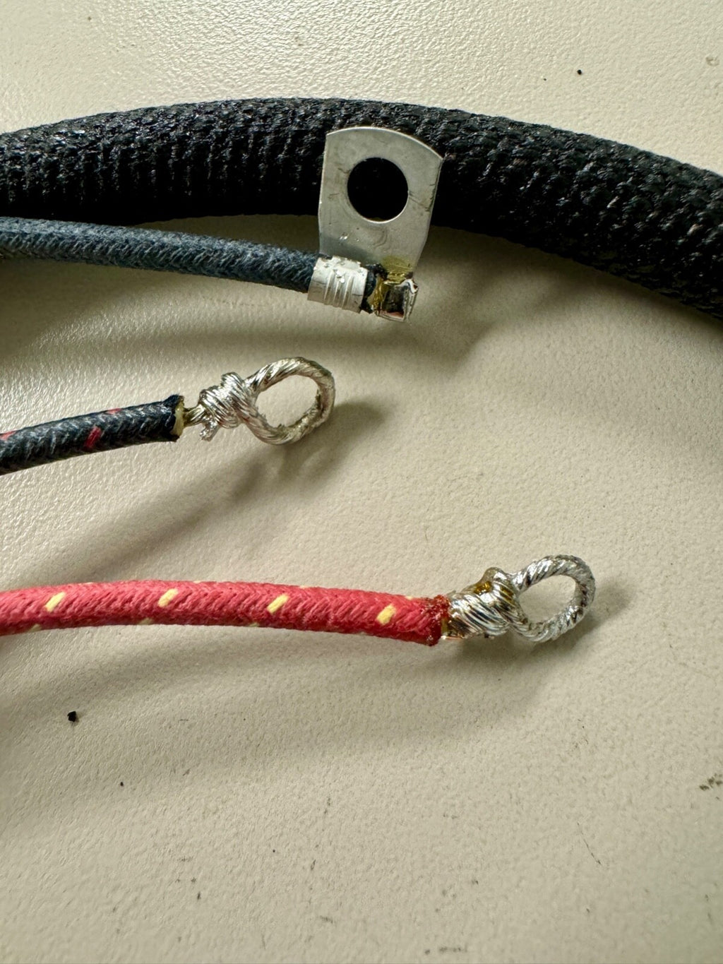 Harley 1946 WL Premium Wiring Harness Kit Correct Terminals Cotton Woven Loom