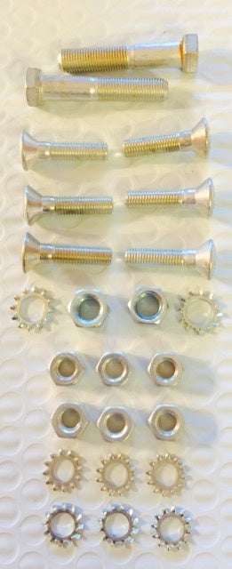 Harley Panhead 1959-62 FL FLH Duo-Glide Cad Plated Rear Fender Mounting Kit