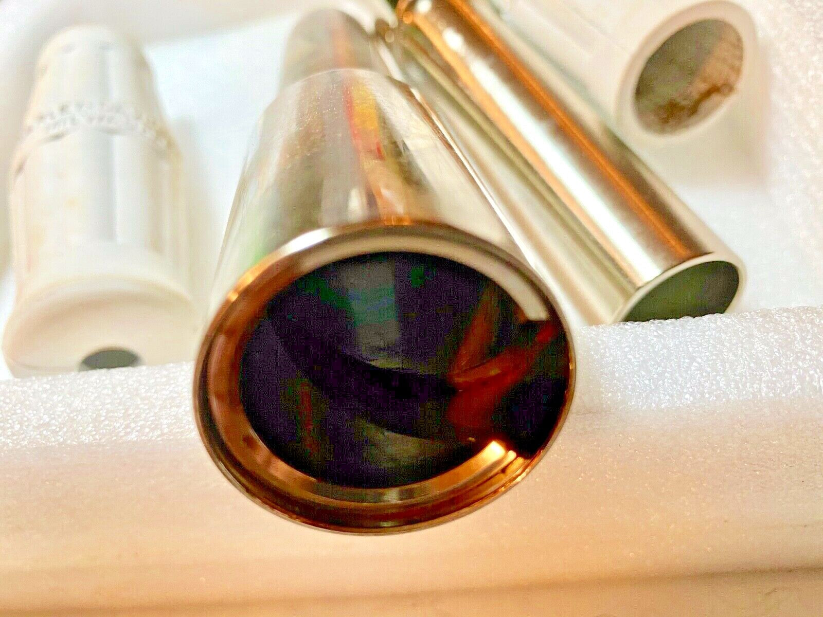 Harley JD VL Nickel Throttle & Spark Spirals & White Grips 1916-34 OEM# 3312-16 