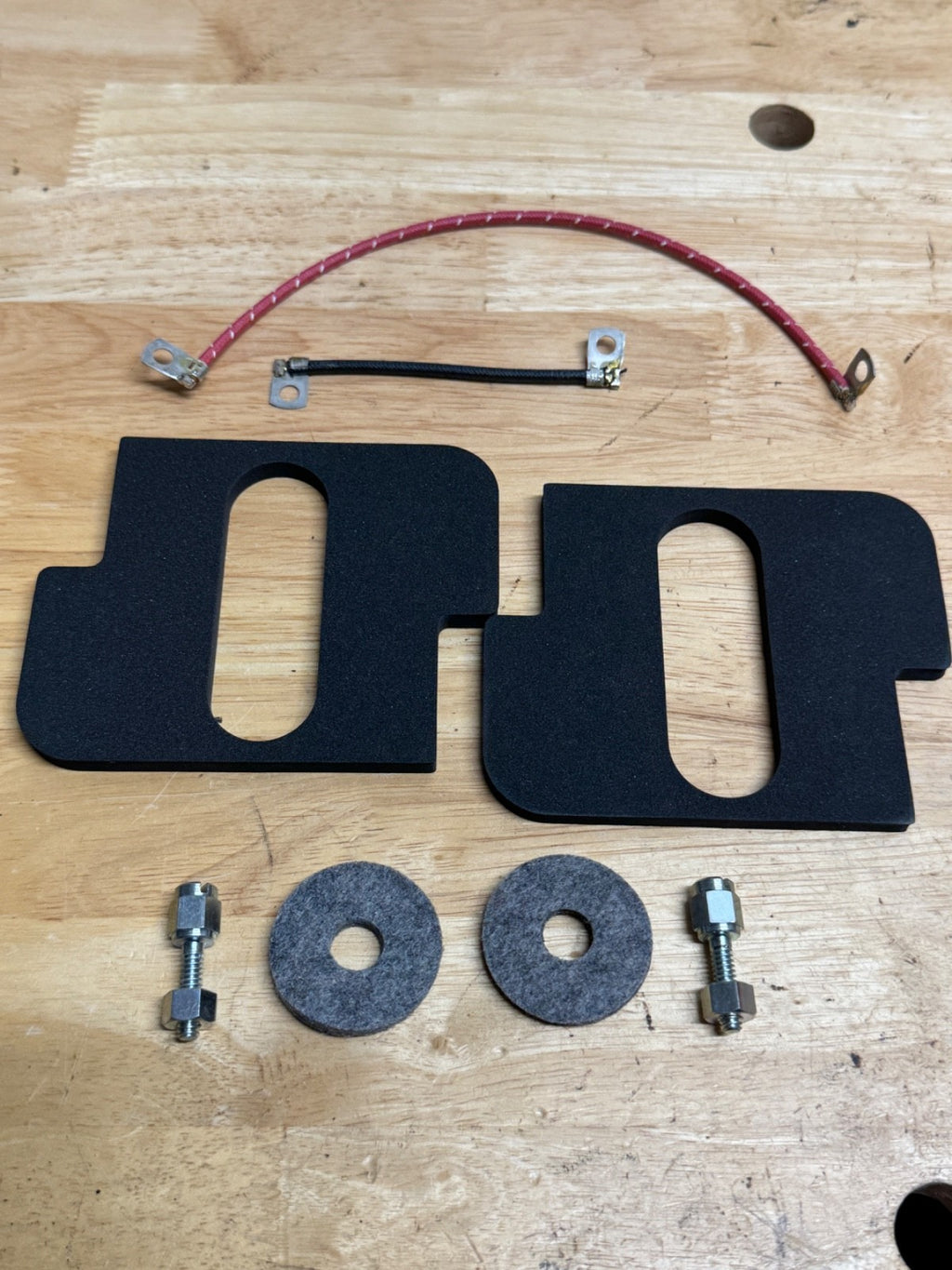 Harley 4427-15 Battery Pad Felt Screw & Wire Kit WL WLA WLC Servicar 1946-47 USA0