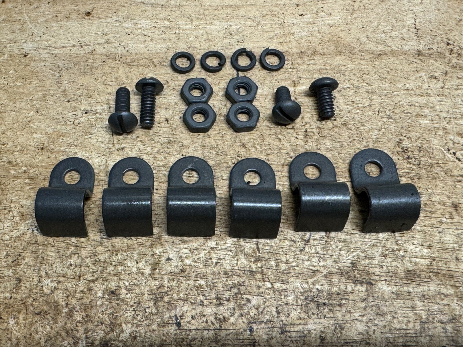 Harley 9962 Knucklehead Panhead Side Car Fender & Frame Wire Clip Kit 39-54 USA