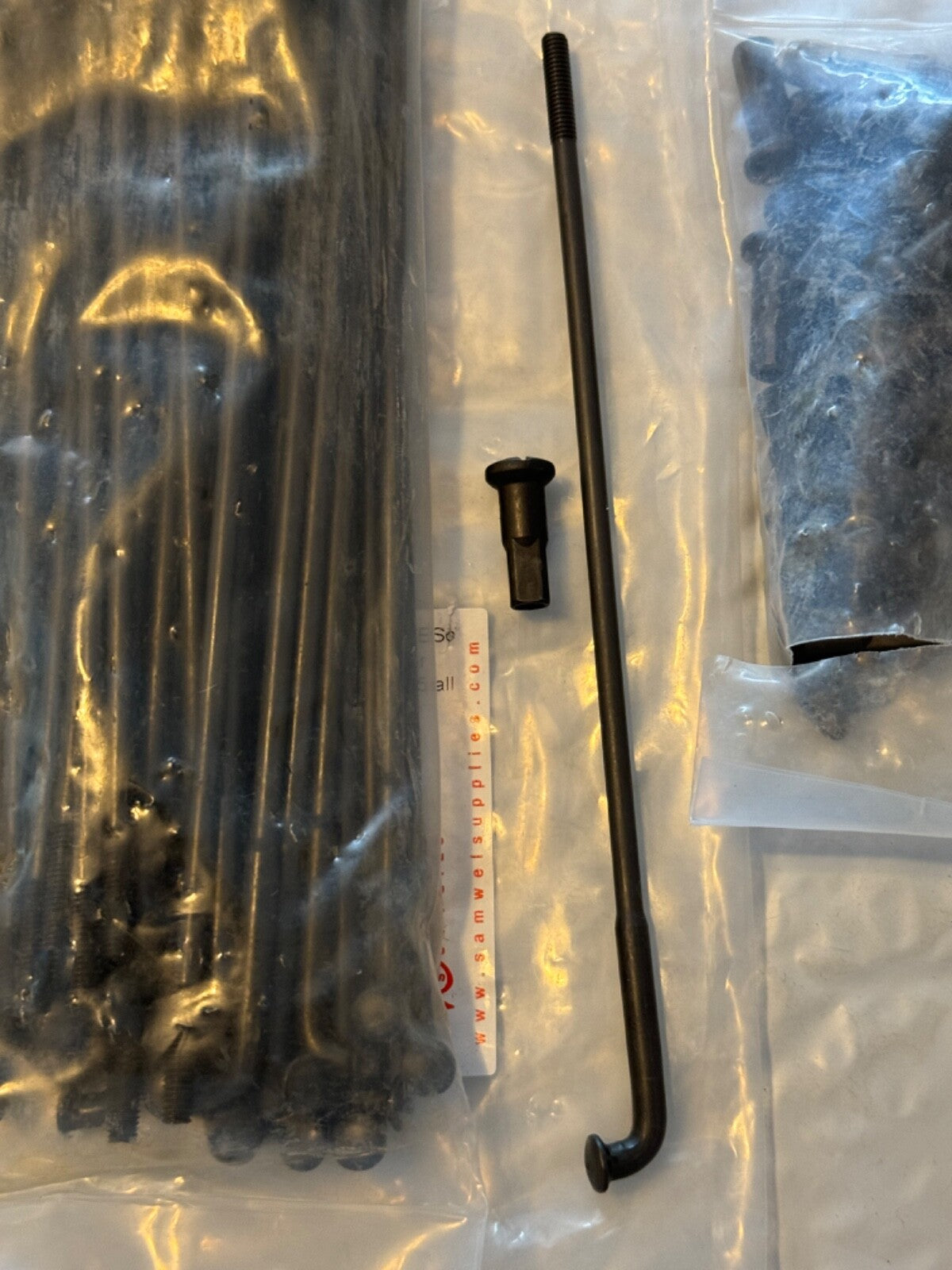 Harley Knucklehead Panhead 16" Parkerized Star Hub Spokes OEM 43032-40 40-72