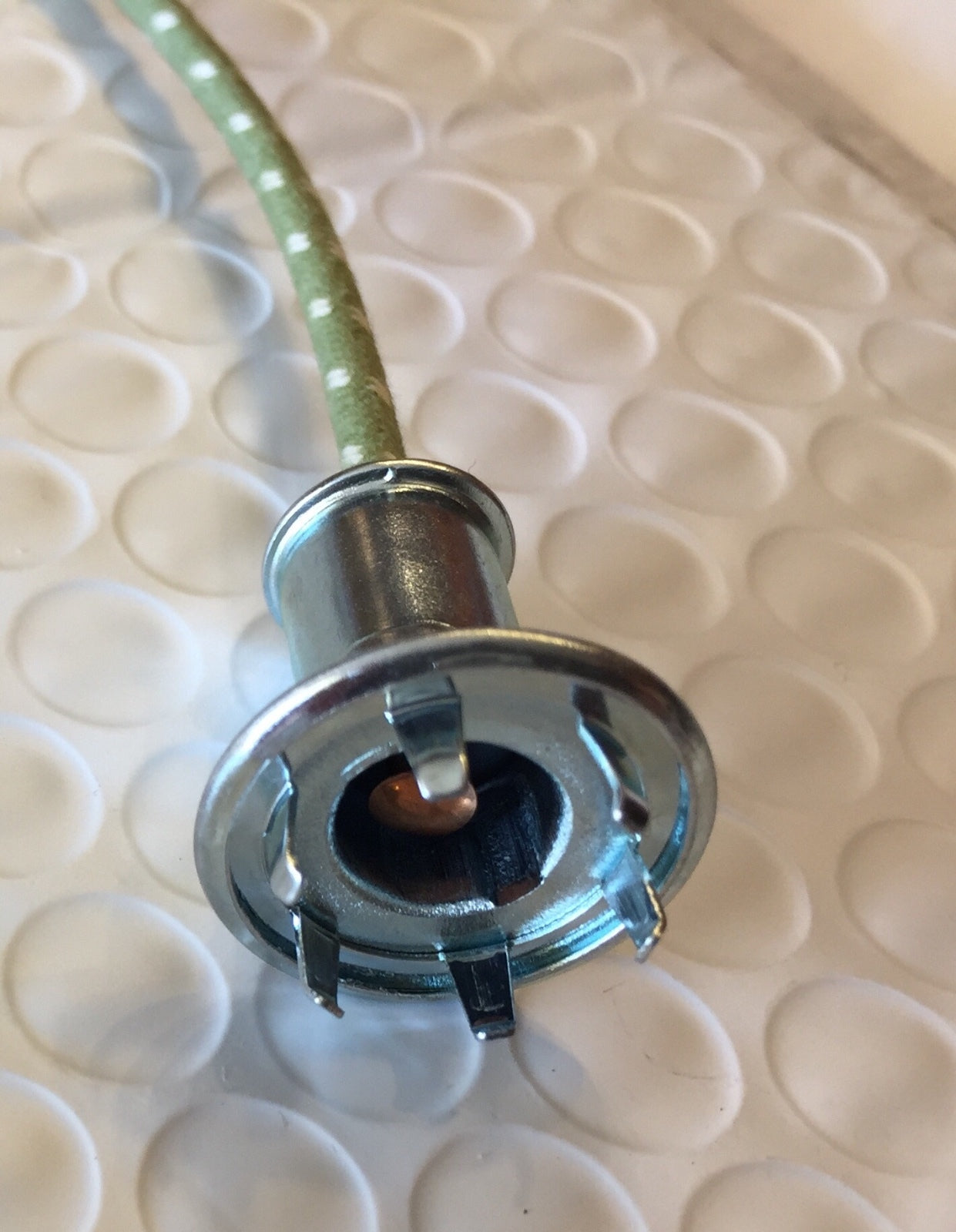 Harley 12Volt Speedometer Light Socket 48 to 84 Panhead Cloth Wrapped 71151-48